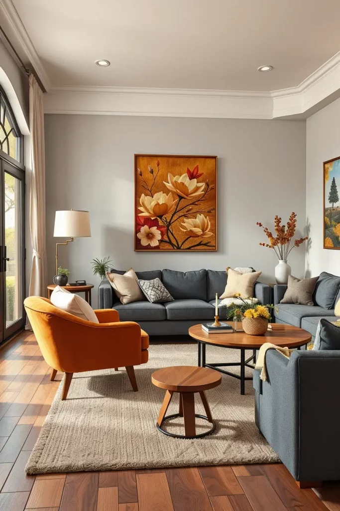 64 Modern Fall Living Room Colors to Refresh Your Space This Season