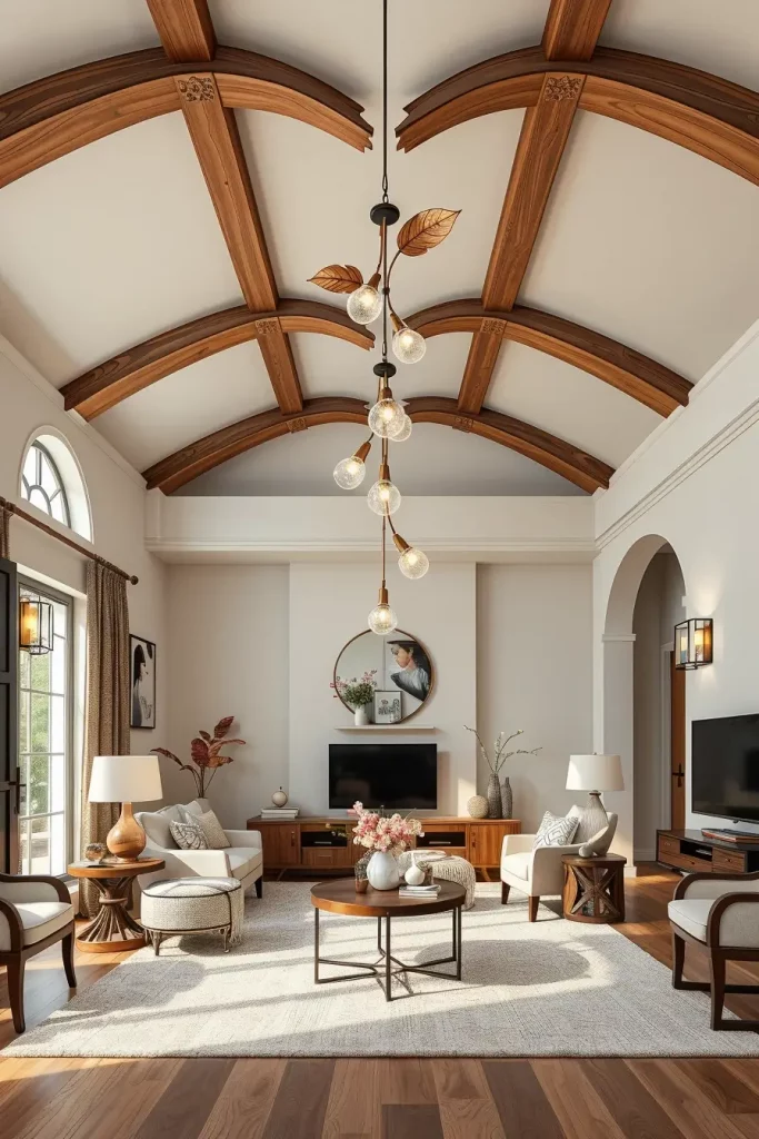 64 Living Room With Organic Shapes and Natural Tones: Stylish and Cozy Ideas