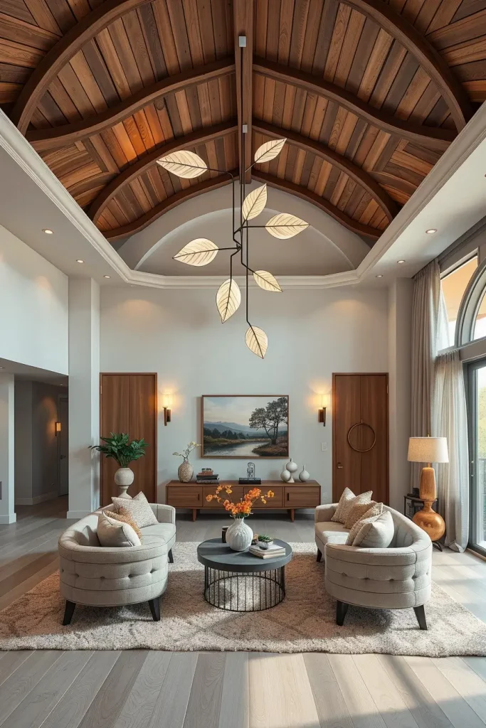 64 Living Room With Organic Shapes and Natural Tones: Stylish and Cozy Ideas