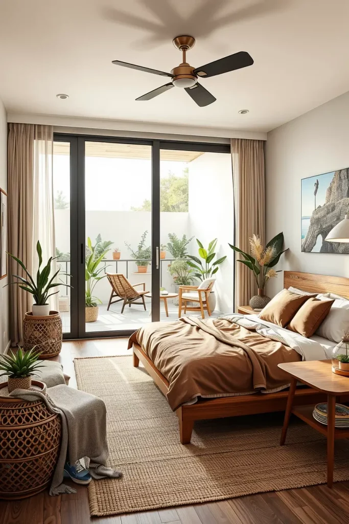 62 Bedroom With Organic Shapes And Natural Tones: Calming Design Ideas