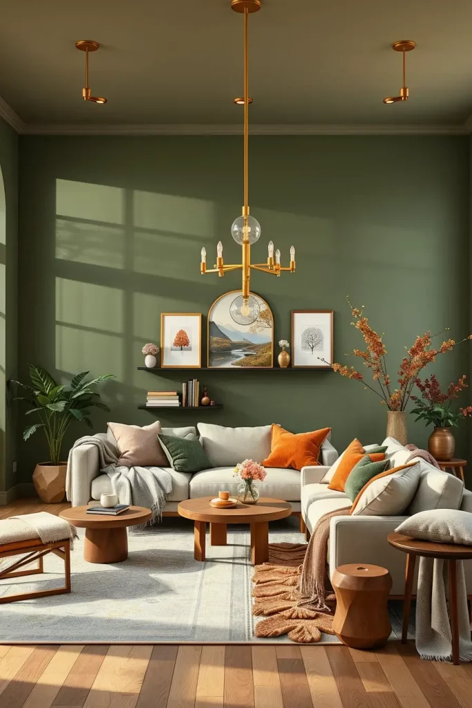 64 Modern Fall Living Room Colors to Refresh Your Space This Season