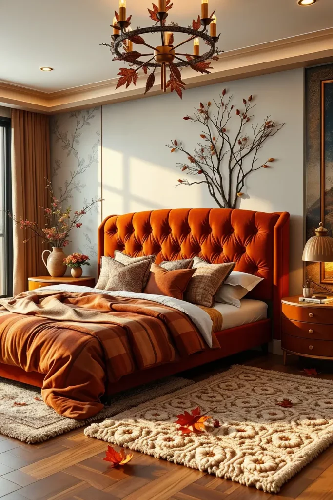 65 Autumn Bedroom Design Inspiration for a Cozy and Stylish Fall Retreat
