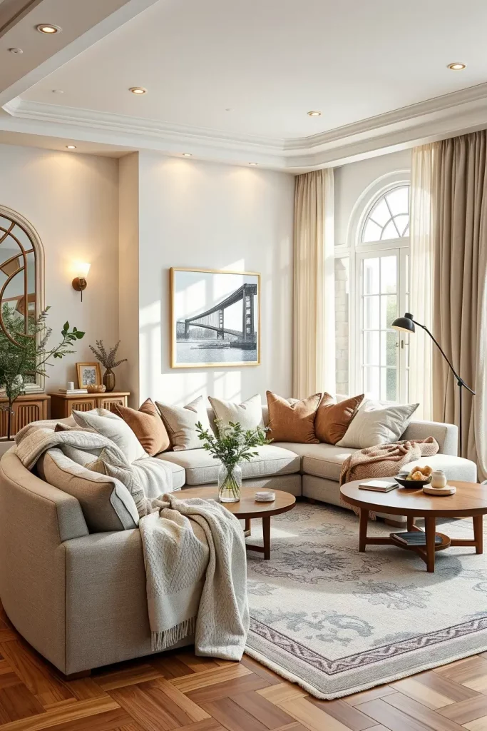 63 Curved Living Room Furniture Ideas for Stylish and Modern Interiors