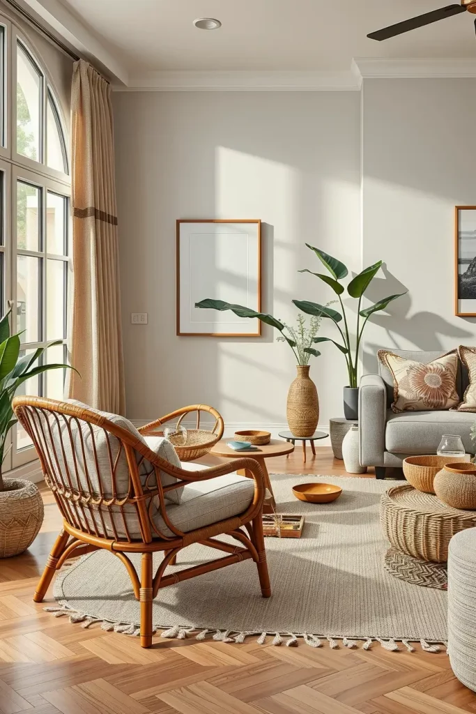 64 Living Room With Organic Shapes and Natural Tones: Stylish and Cozy Ideas