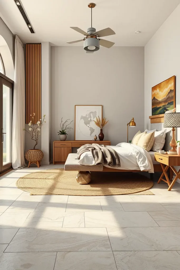 62 Bedroom With Organic Shapes And Natural Tones: Calming Design Ideas