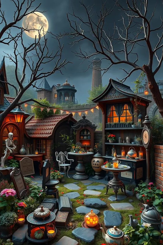 64 Trendy Halloween Garden Ideas 2025: Stylish & Spooky Outdoor Inspiration