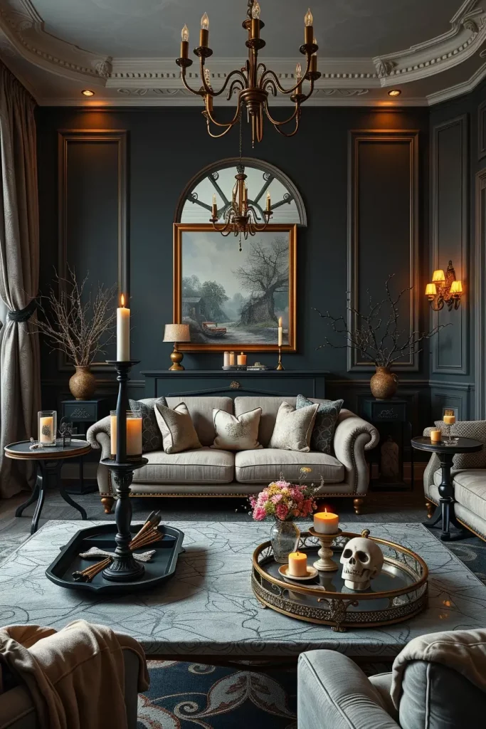 64 Halloween Living Room Decor Ideas 2025 for a Stylish and Spooky Interior