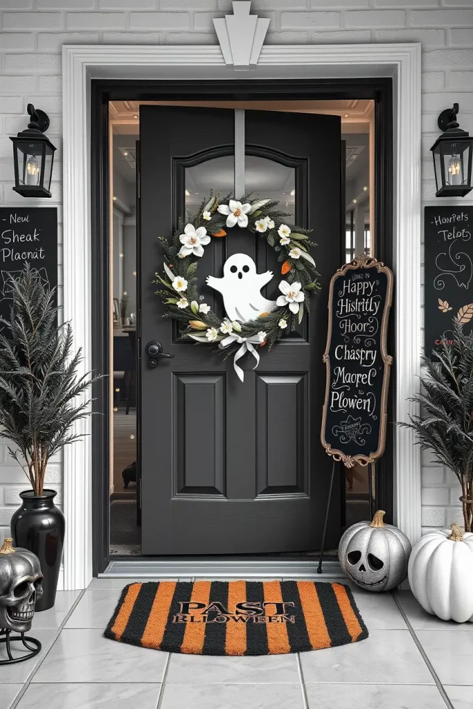 65 Cute Halloween Door Decorations 2025 to Make Your Entryway Adorably Spooky