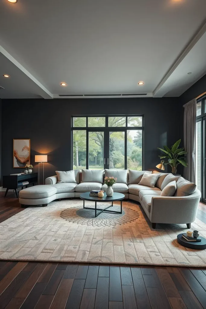 63 Curved Living Room Furniture Ideas for Stylish and Modern Interiors