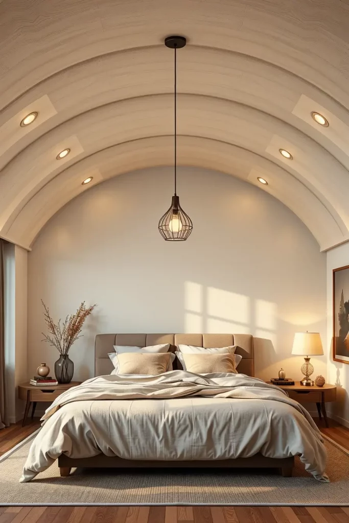 62 Bedroom With Organic Shapes And Natural Tones: Calming Design Ideas