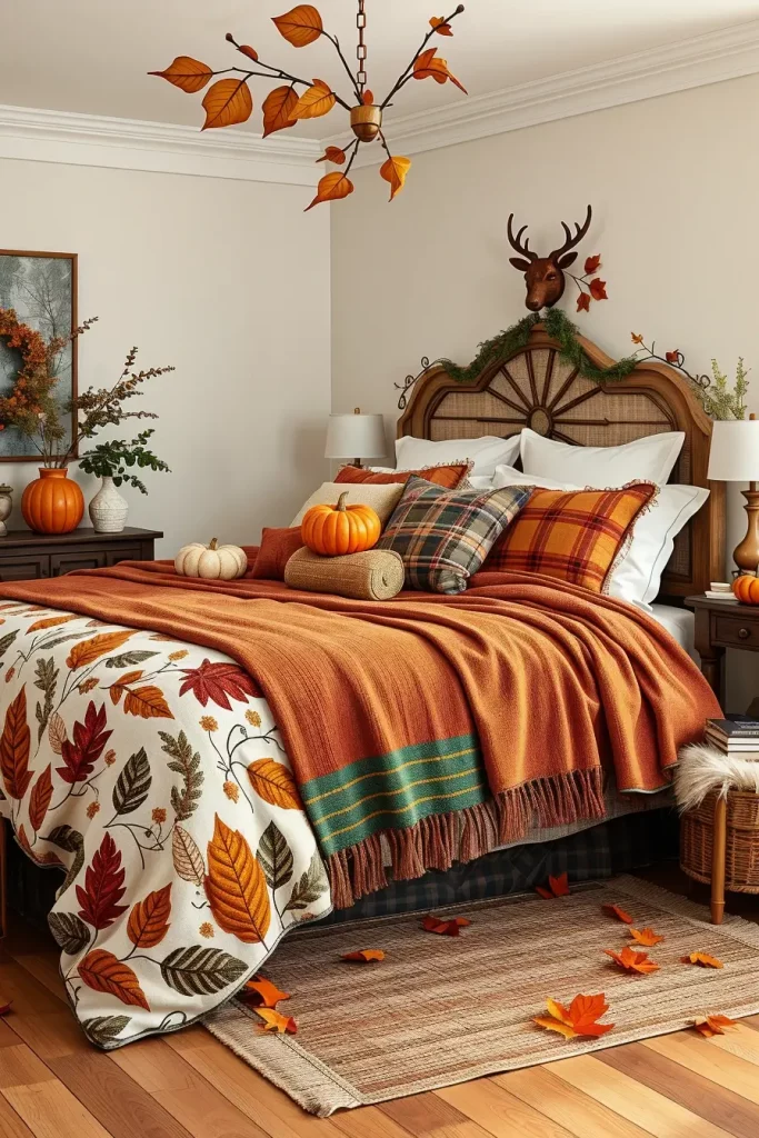 65 Autumn Bedroom Design Inspiration for a Cozy and Stylish Fall Retreat