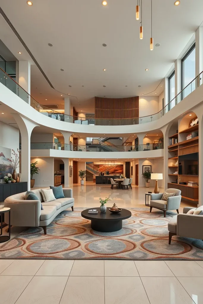 63 Curved Living Room Furniture Ideas for Stylish and Modern Interiors