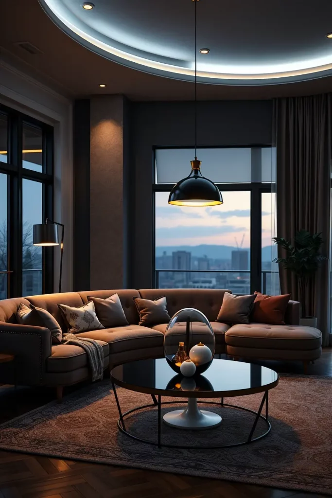 63 Curved Living Room Furniture Ideas for Stylish and Modern Interiors