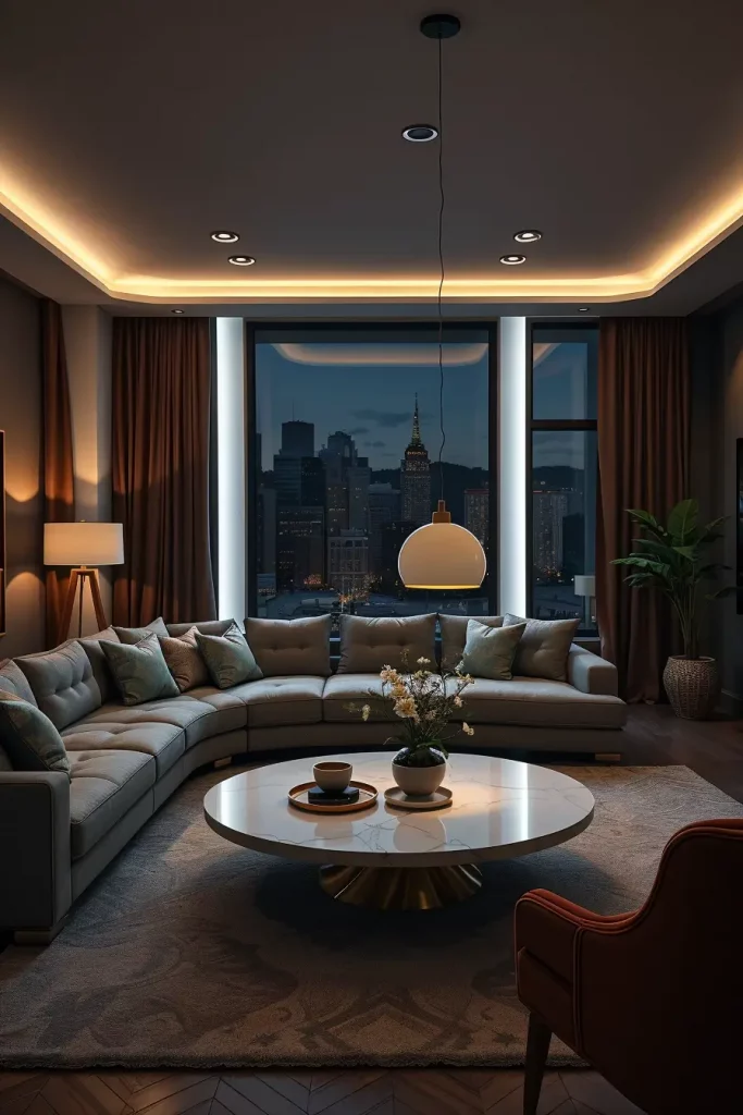 63 Curved Living Room Furniture Ideas for Stylish and Modern Interiors