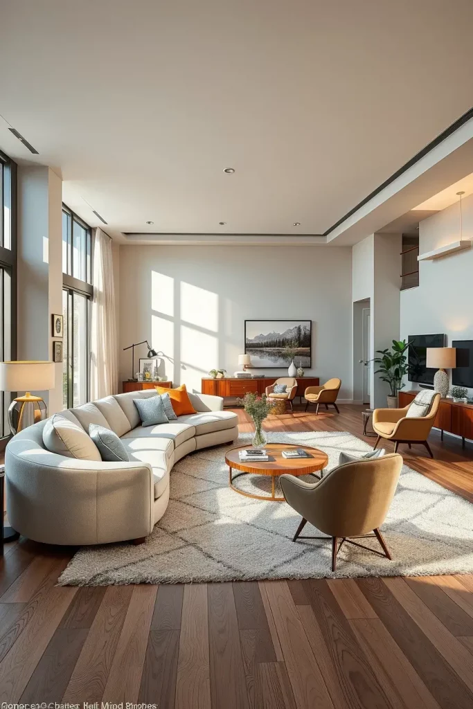 64 Living Room With Organic Shapes and Natural Tones: Stylish and Cozy Ideas