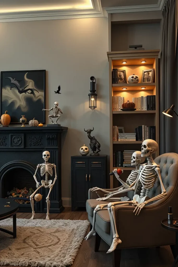 64 Halloween Living Room Decor Ideas 2025 for a Stylish and Spooky Interior