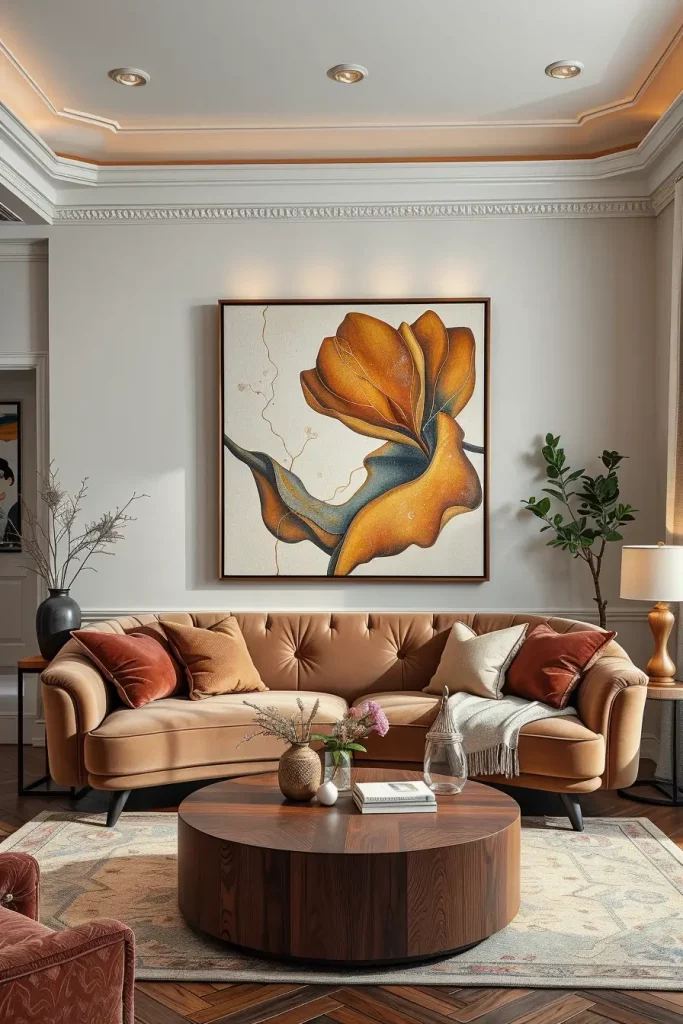 63 Curved Living Room Furniture Ideas for Stylish and Modern Interiors