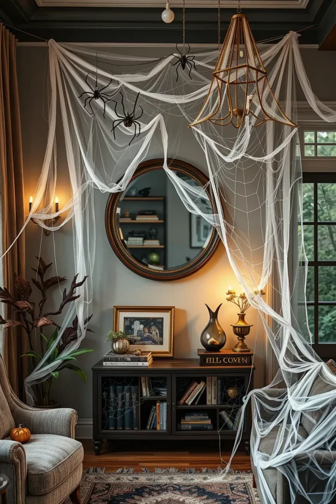 64 Halloween Living Room Decor Ideas 2025 for a Stylish and Spooky Interior