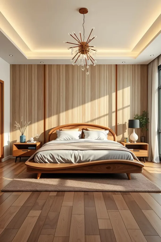 62 Bedroom With Organic Shapes And Natural Tones: Calming Design Ideas