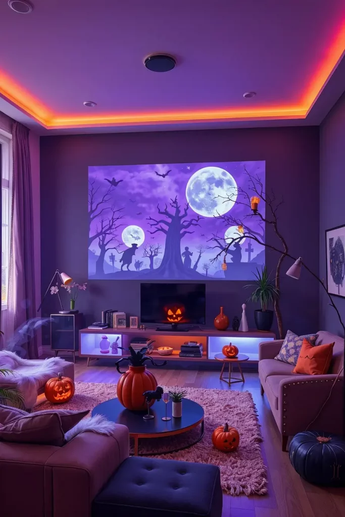 64 Halloween Living Room Decor Ideas 2025 for a Stylish and Spooky Interior