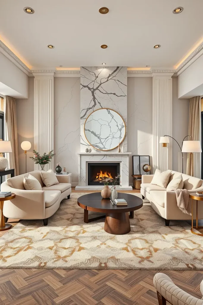 63 Curved Living Room Furniture Ideas for Stylish and Modern Interiors