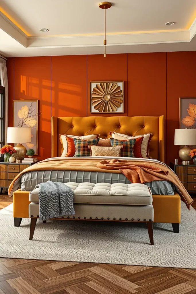 65 Autumn Bedroom Design Inspiration for a Cozy and Stylish Fall Retreat