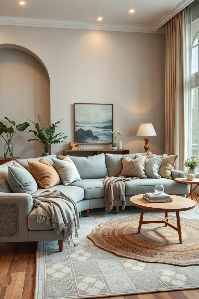 63 Curved Living Room Furniture Ideas for Stylish and Modern Interiors