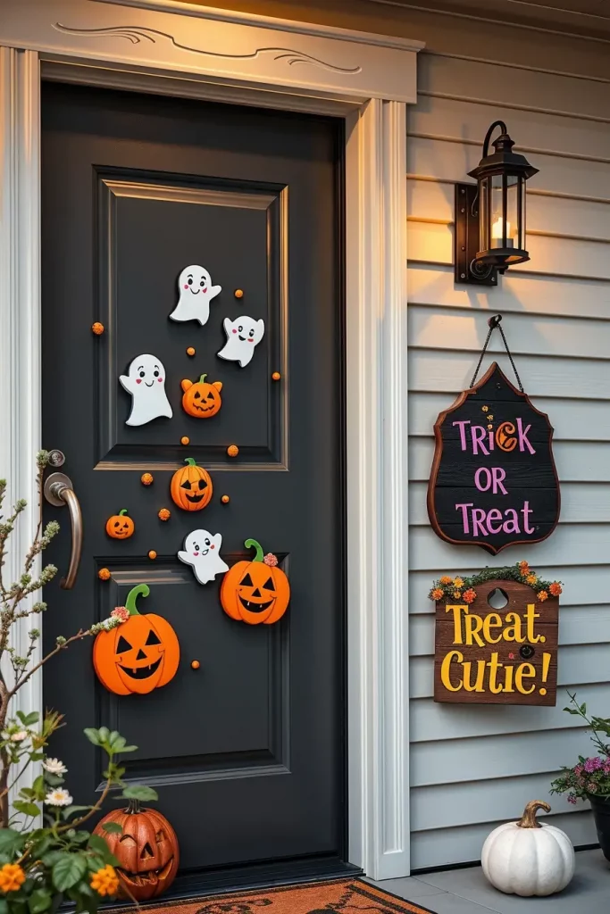 65 Cute Halloween Door Decorations 2025 to Make Your Entryway Adorably Spooky