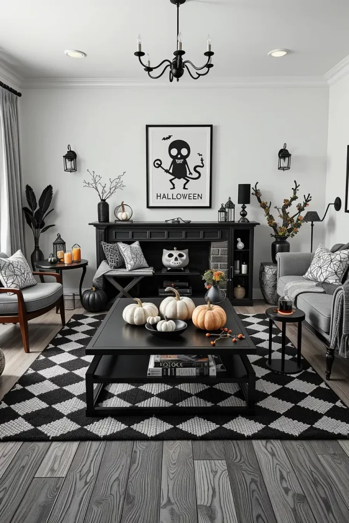 64 Halloween Living Room Decor Ideas 2025 for a Stylish and Spooky Interior