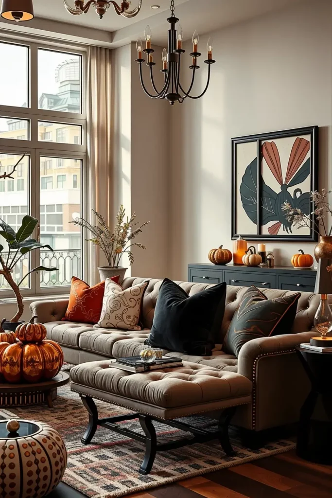 64 Halloween Living Room Decor Ideas 2025 for a Stylish and Spooky Interior
