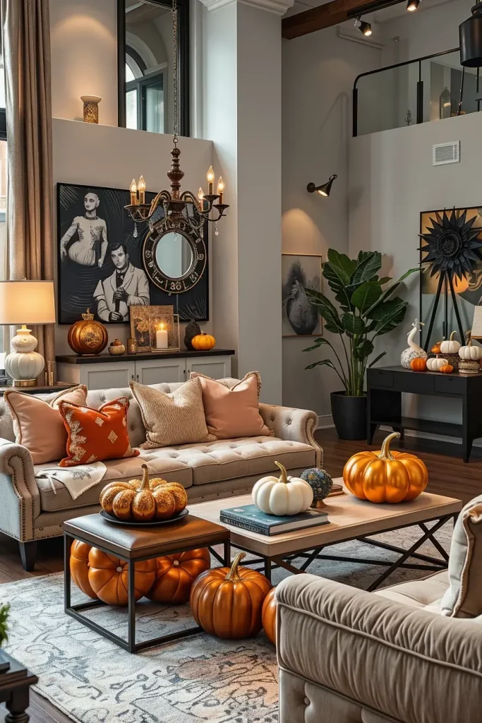 64 Halloween Living Room Decor Ideas 2025 for a Stylish and Spooky Interior