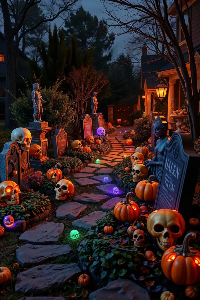 64 Trendy Halloween Garden Ideas 2025: Stylish & Spooky Outdoor Inspiration
