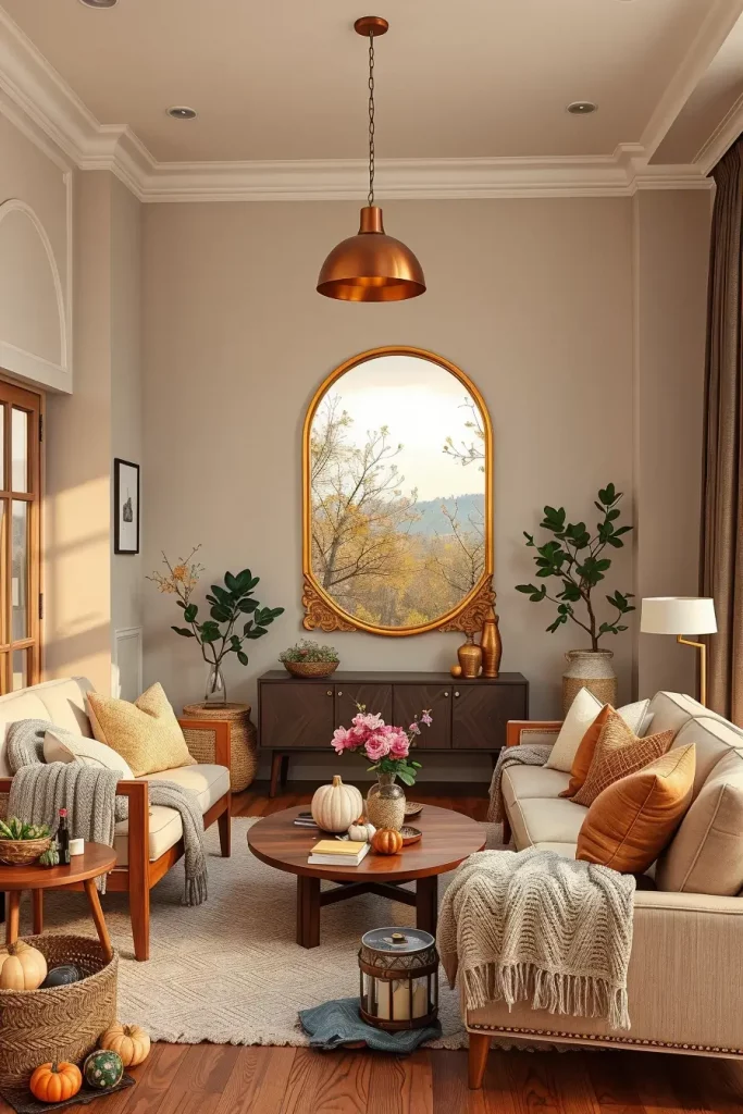 64 Modern Fall Living Room Colors to Refresh Your Space This Season
