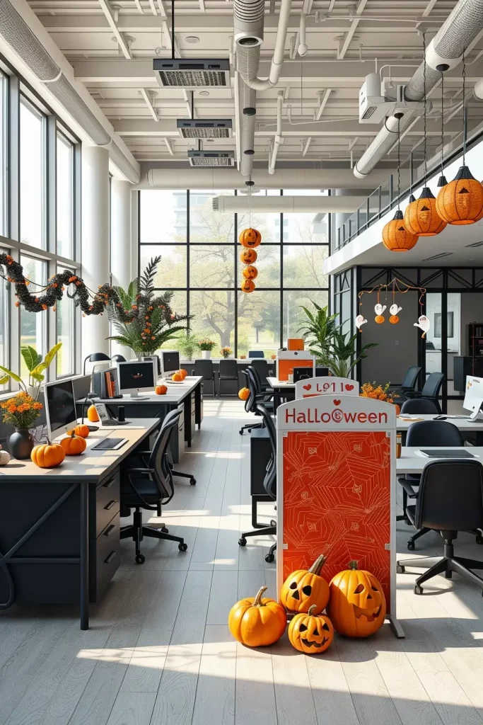 65 Office Halloween Decorations Ideas 2025: Stylish, Comical, and Modern Decor for Contemporary Workspaces