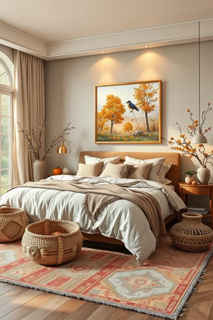 65 Autumn Bedroom Design Inspiration for a Cozy and Stylish Fall Retreat