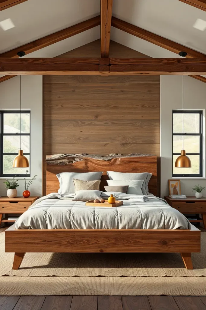 62 Bedroom With Organic Shapes And Natural Tones: Calming Design Ideas