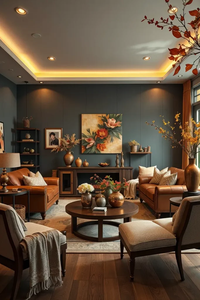 64 Modern Fall Living Room Colors to Refresh Your Space This Season