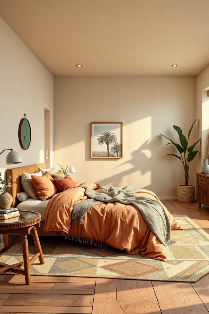 62 Bedroom With Organic Shapes And Natural Tones: Calming Design Ideas