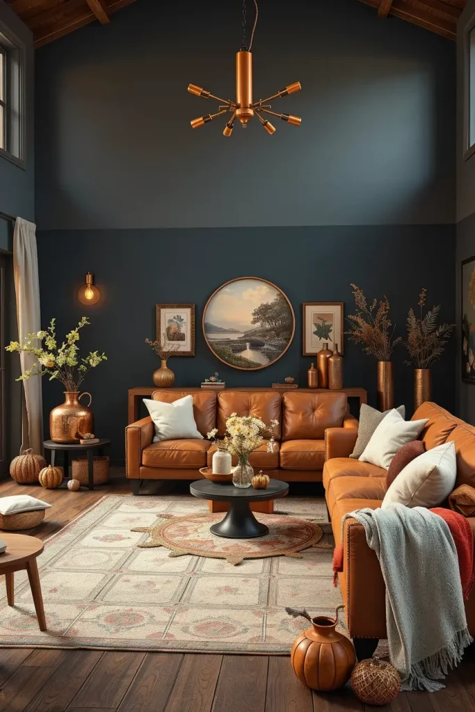 64 Modern Fall Living Room Colors to Refresh Your Space This Season
