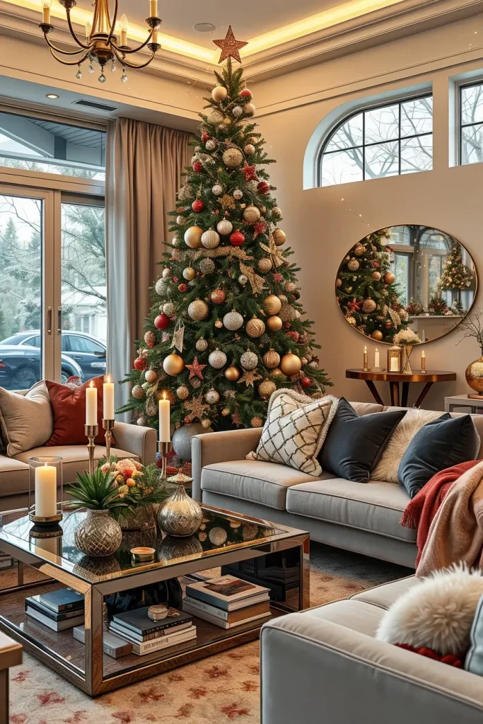 64 Christmas Decor Ideas for Living Room 2025: Stylish and Modern Holiday Inspirations