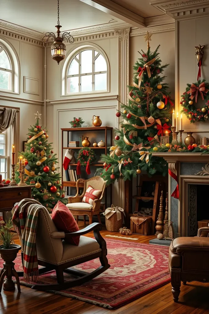 63 Vintage Christmas Decor Ideas 2025 to Bring Timeless Holiday Charm