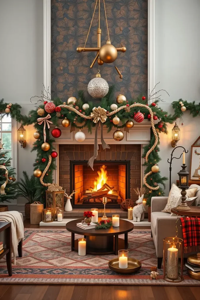 64 Christmas Fireplace Decor Ideas 2025 to Make Your Holiday Warm and Stylish