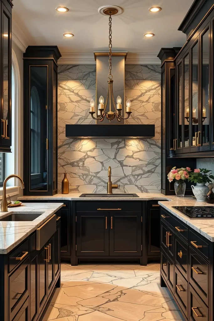 65 Art Deco Revival Kitchen Décor Ideas for a Glamorous Modern Home