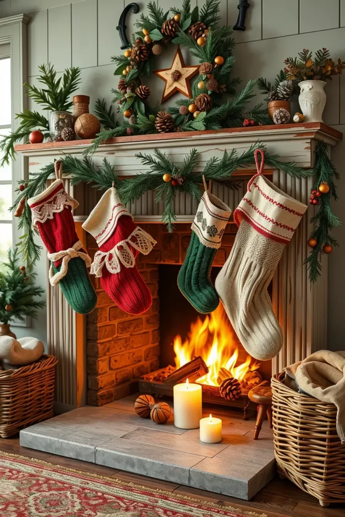 63 Vintage Christmas Decor Ideas 2025 to Bring Timeless Holiday Charm