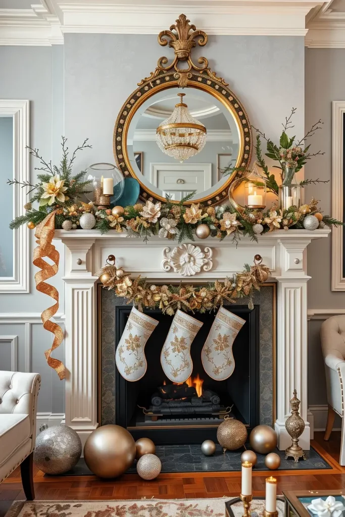 64 Christmas Fireplace Decor Ideas 2025 to Make Your Holiday Warm and Stylish