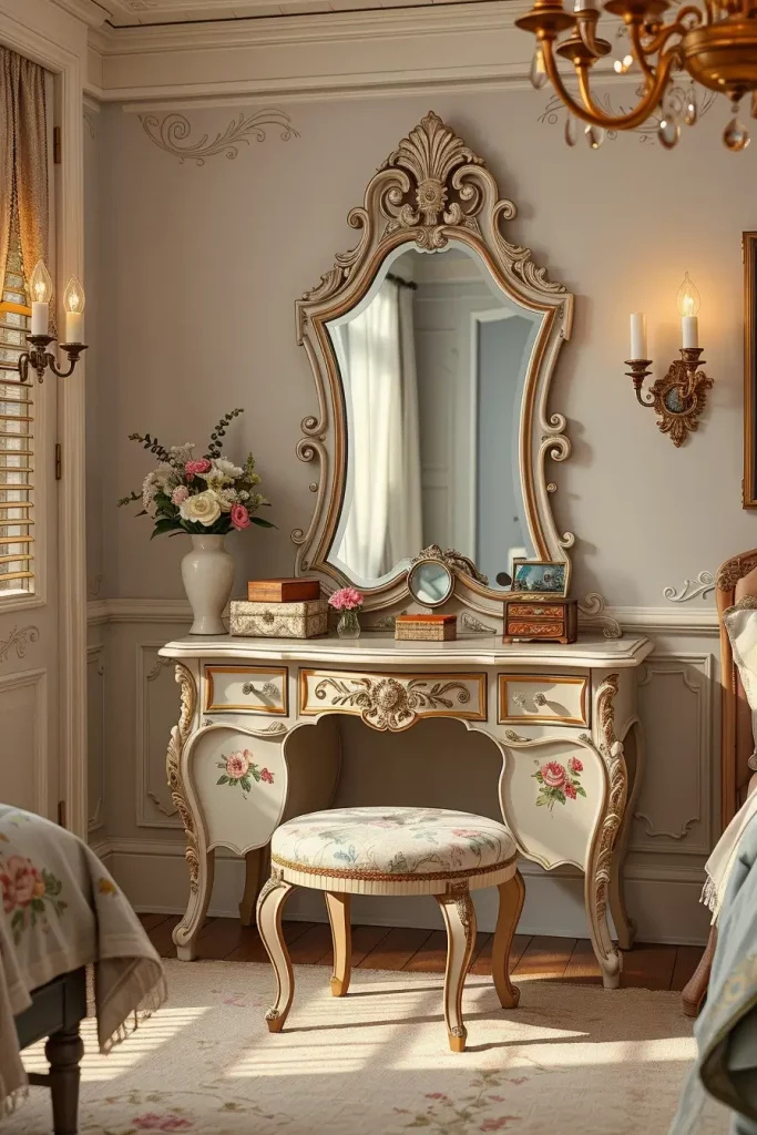 65 Vintage Bedroom with Hand-Painted Furniture Ideas for Timeless Charm