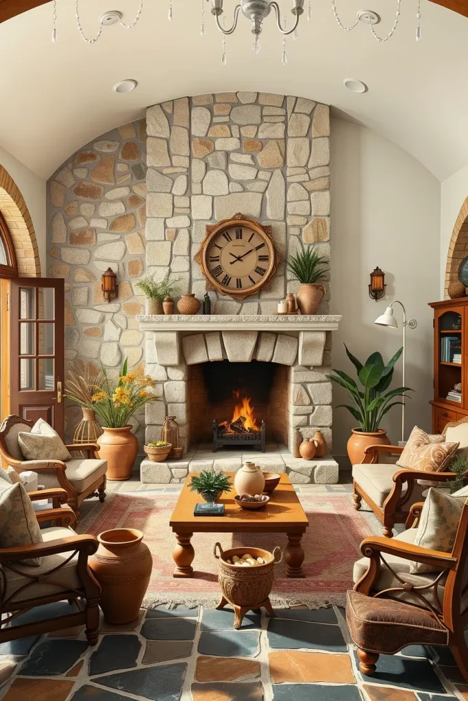 63 Creative Farmhouse Living Room With Antique Textures