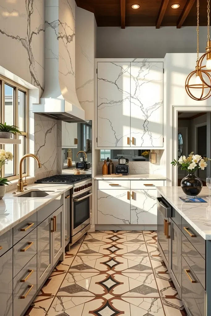 65 Art Deco Revival Kitchen Décor Ideas for a Glamorous Modern Home