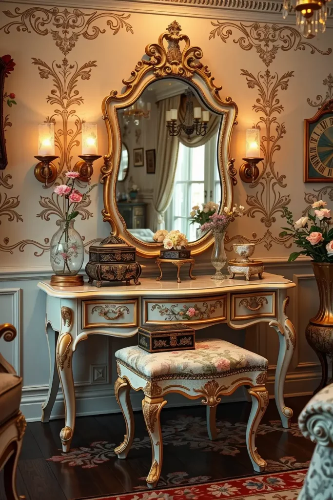 65 Vintage Bedroom with Hand-Painted Furniture Ideas for Timeless Charm