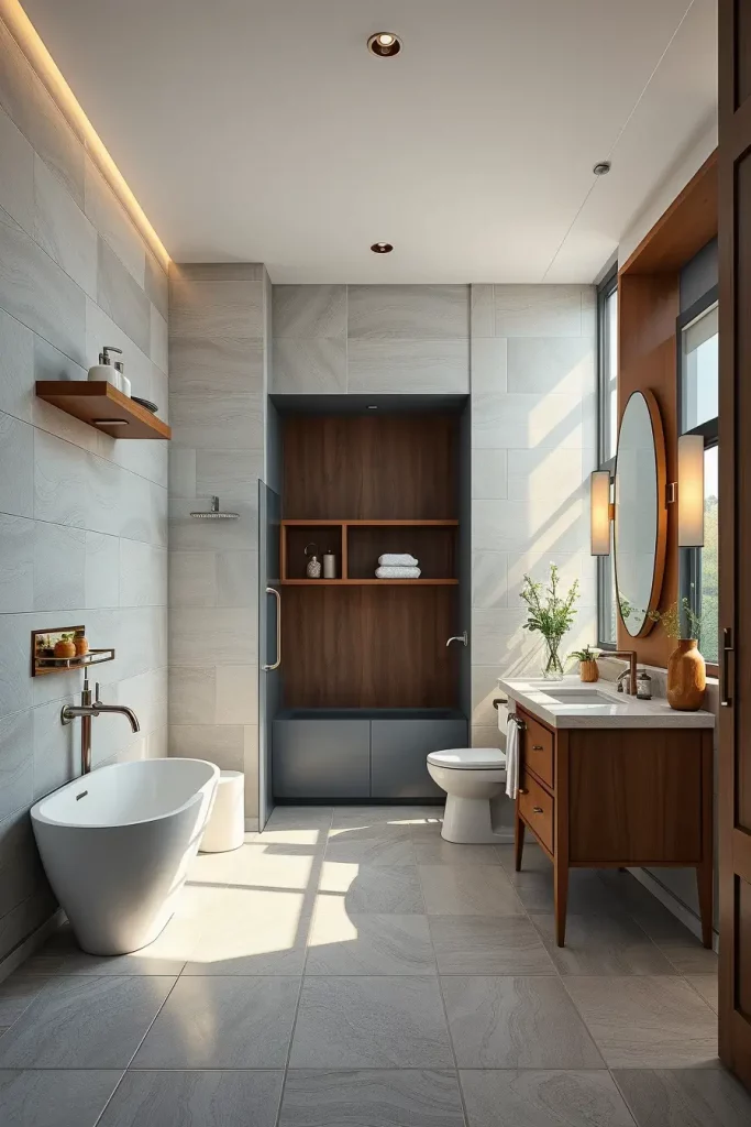 64 Luxury Bathroom Tile Idea for Elegant and Timeless Designs